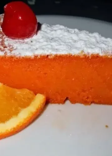 Receita de Bolo de Húmido de Cenoura e Laranja