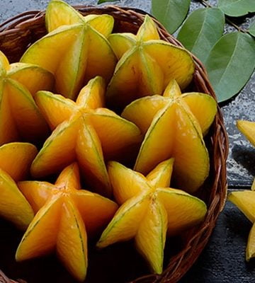 Carambola Vitaminas Benefícios e Contra-Indicações