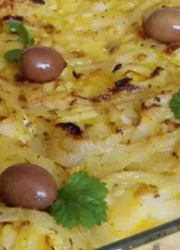 Receita de Empadão de Bacalhau com ovos