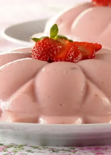 Receita de Creme de Morango Gelado