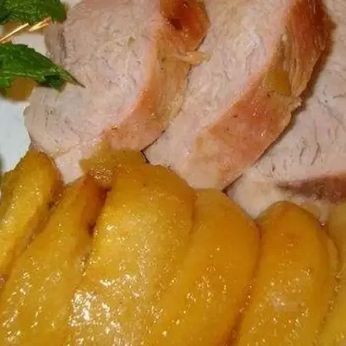 Receita de Lombinho com Maçã e Mel