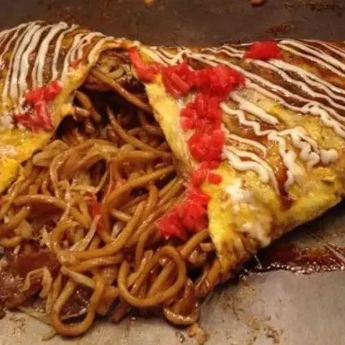 Receita de Omu Soba Omelete de Yakisoba