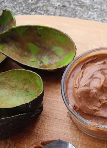 Receita de Mousse de Abacate e Chocolate