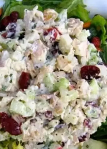 Receita de Salada de Frango com Uvas