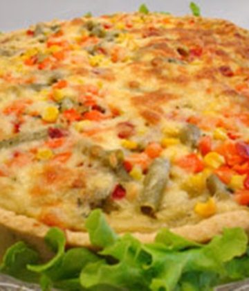 Torta de Frango com Legumes